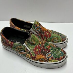 Van Doren Vans Desert Southwest Western Print Slip Ons Men's 7 Women's 8.5